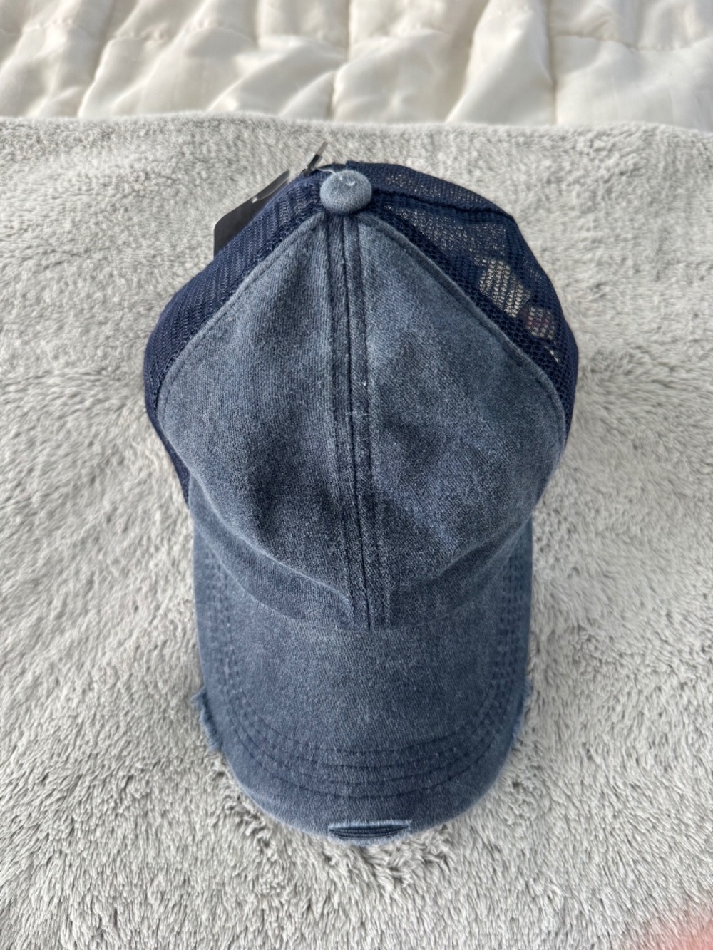 Free People baseball cap - washed navy